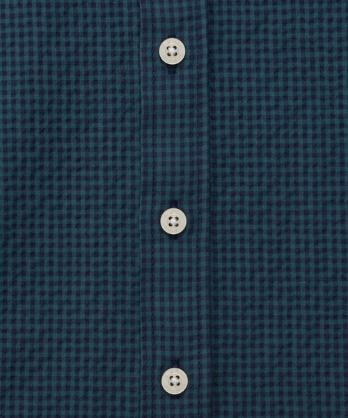 Arnold Palmer(アーノルドパーマー)の「ギンガムチェック コンパクトシャツ(シャツ/ブラウス・レディース・グリーン/ブラック/ネイビー・S/M/L)」の13枚目の写真