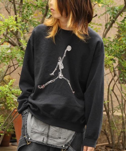 THRIFTY LOOK / スリフティールック JUMP SKULL CREW SWEAT クルー