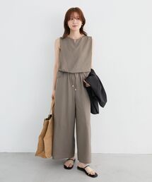 le.coeur blanc | リネンライクオールインワン(つなぎ/オールインワン)