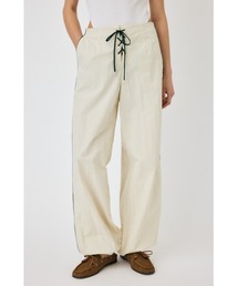 SHEER PANEL LACE UP パンツ