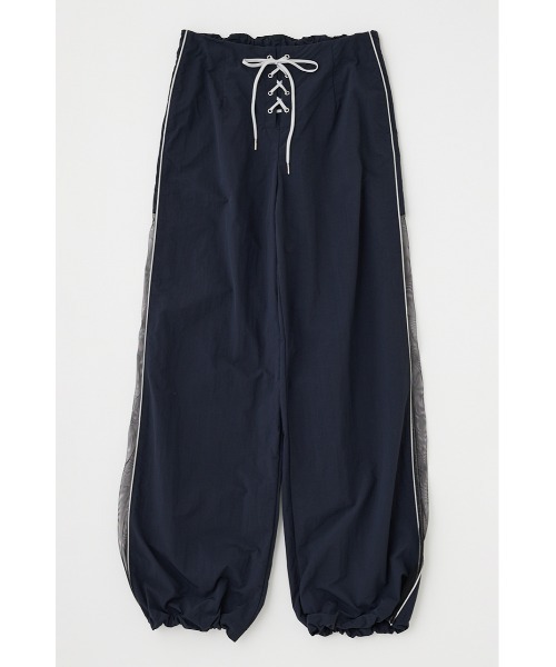 MOUSSY（マウジー）の「SHEER PANEL LACE UP パンツ（カーゴパンツ・レディース・ダークネイビー/オフホワイト/グレー・1/2）」の16枚目の写真