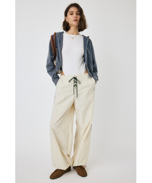 セール】SHEER PANEL LACE UP パンツ（カーゴパンツ）｜MOUSSY