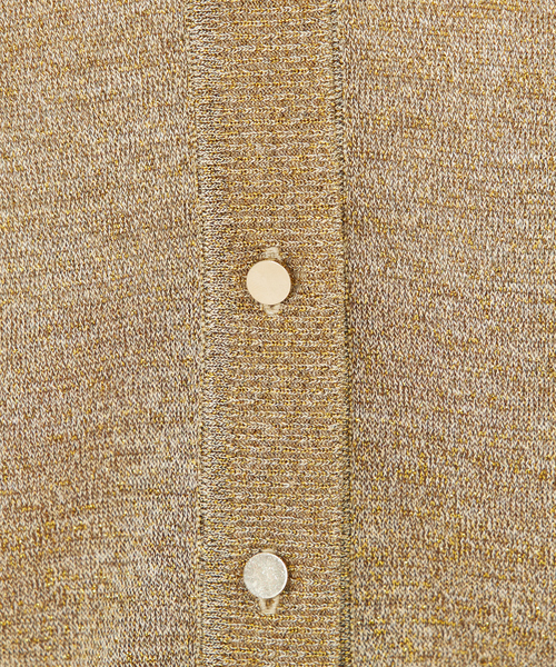 qualite(カリテ)の「【夏の羽織りアイテム◎】ラメハイゲージニットカーデ/夏服/オフィスカジュアル(カーディガン/ボレロ・レディース・ブラック/シルバー/ゴールド/ブラウン・フリー)」の19枚目の写真