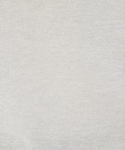 qualite(カリテ)の「【夏の羽織りアイテム◎】ラメハイゲージニットカーデ/夏服/オフィスカジュアル(カーディガン/ボレロ・レディース・ブラック/シルバー/ゴールド/ブラウン・フリー)」の10枚目の写真