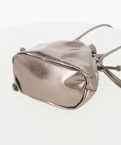 Settimissimo（セッティミッシモ）の「2WAY巾着ショルダーバッグ（ショルダーバッグ・レディース・ブラック系その他/ブラック/アイボリー・FREE）」の16枚目の写真