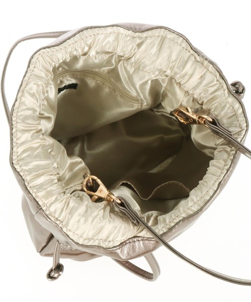 Settimissimo（セッティミッシモ）の「2WAY巾着ショルダーバッグ（ショルダーバッグ・レディース・ブラック系その他/ブラック/アイボリー・FREE）」の17枚目の写真