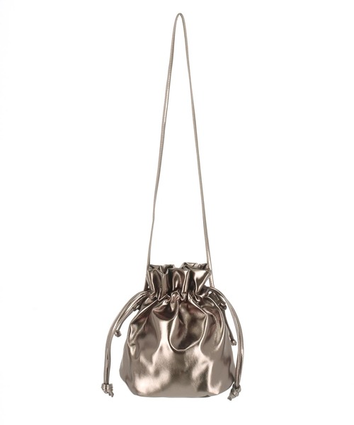 Settimissimo（セッティミッシモ）の「2WAY巾着ショルダーバッグ（ショルダーバッグ・レディース・ブラック系その他/ブラック/アイボリー・FREE）」の21枚目の写真