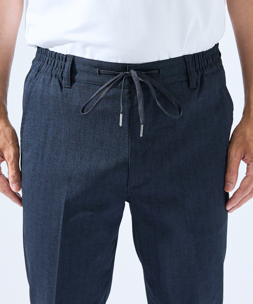 ABAHOUSE GRAY(アバハウスグレイ)の「【セットアップ対応】吸水速乾 リネンライク スラックス パンツ(スラックス・メンズ・ネイビー/モカ/チャコールグレー/ブルー・44/46/48/50)」の9枚目の写真