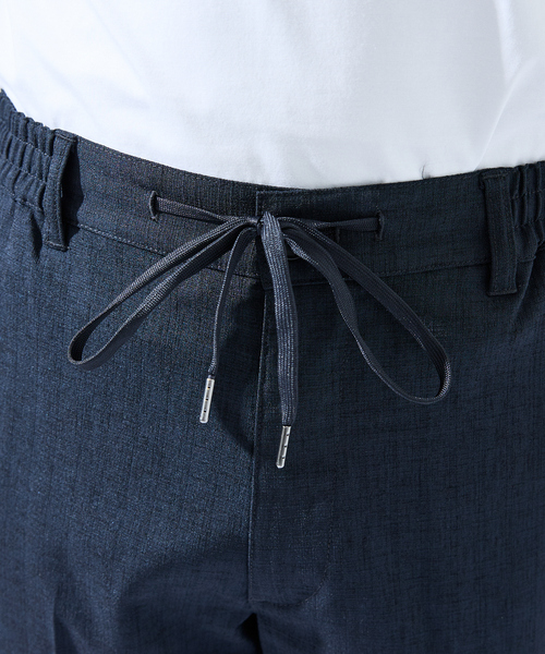 ABAHOUSE GRAY(アバハウスグレイ)の「【セットアップ対応】吸水速乾 リネンライク スラックス パンツ(スラックス・メンズ・ネイビー/モカ/チャコールグレー/ブルー・44/46/48/50)」の13枚目の写真