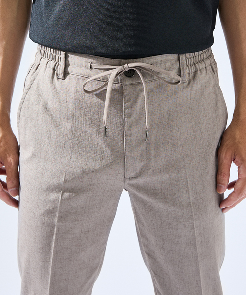 ABAHOUSE GRAY(アバハウスグレイ)の「【セットアップ対応】吸水速乾 リネンライク スラックス パンツ(スラックス・メンズ・ネイビー/モカ/チャコールグレー/ブルー・44/46/48/50)」の18枚目の写真