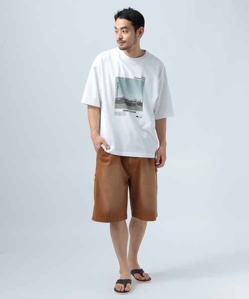 BAYFLOW（ベイフロー）の「【接触冷感】フォトクール半袖Tシャツ（Tシャツ/カットソー・メンズ・ホワイト/ブラック・LARGE/MEDIUM）」の19枚目の写真