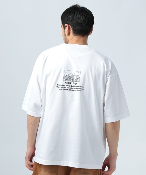 BAYFLOW（ベイフロー）の「【接触冷感】フォトクール半袖Tシャツ（Tシャツ/カットソー・メンズ・ホワイト/ブラック・LARGE/MEDIUM）」の17枚目の写真