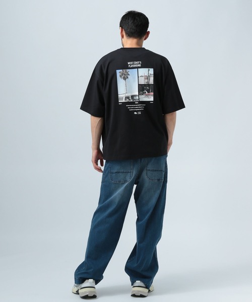 BAYFLOW（ベイフロー）の「【接触冷感】フォトクール半袖Tシャツ（Tシャツ/カットソー・メンズ・ホワイト/ブラック・LARGE/MEDIUM）」の13枚目の写真