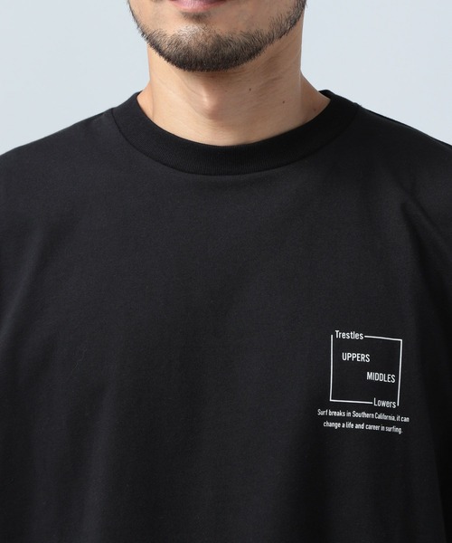 BAYFLOW（ベイフロー）の「【接触冷感】フォトクール半袖Tシャツ（Tシャツ/カットソー・メンズ・ホワイト/ブラック・LARGE/MEDIUM）」の5枚目の写真