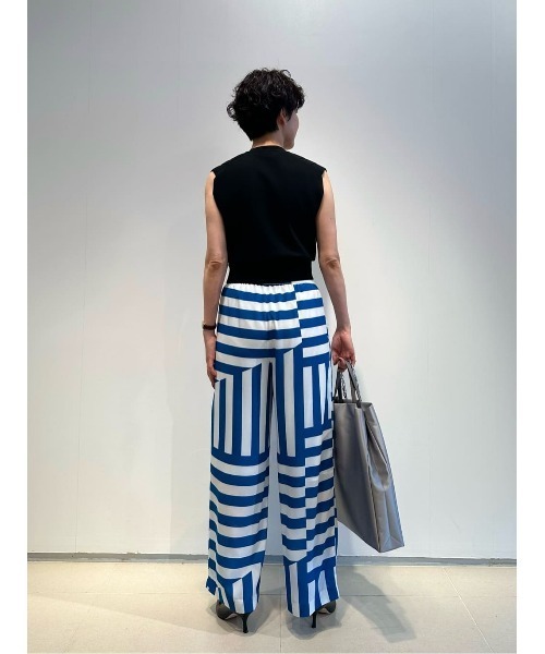 ESTNATION(エストネーション)の「ESTNATION / パネル ストライプ プリントパンツ(その他パンツ・レディース・ブルー系その他・36/38)」の15枚目の写真