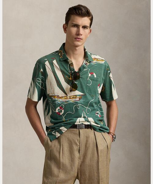 ポロ ラルフローレン クラシックグラフィックジャージ ポロ ラルフ ローレン POLO RALPH LAUREN クラシック フィット