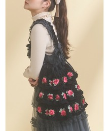 merry jenny | クロシェティアードポシェット(ショルダーバッグ)