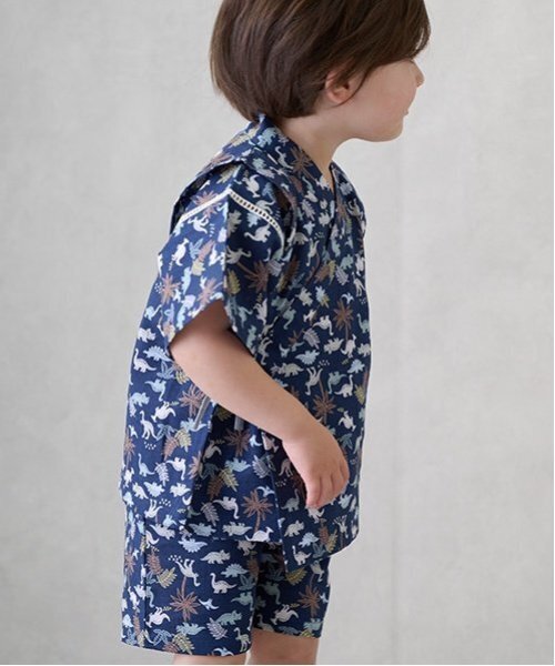 petit main（プティマイン）の「【WEB限定】boysアソート甚平（浴衣・キッズ・ライトグリーン/ネイビー・100cm/80ｃｍ/90cm/110cm/120cm/130cm）」の7枚目の写真