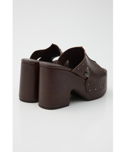 LAGUA GEM(ラグアジェム)の「PLATFORM STUDS サンダル(サンダル・レディース・ブラック/ダークブラウン・SMALL/MEDIUM/LARGE)」の5枚目の写真