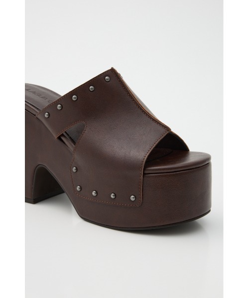 LAGUA GEM(ラグアジェム)の「PLATFORM STUDS サンダル(サンダル・レディース・ブラック/ダークブラウン・SMALL/MEDIUM/LARGE)」の8枚目の写真