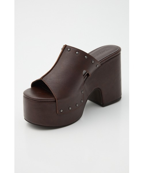 LAGUA GEM(ラグアジェム)の「PLATFORM STUDS サンダル(サンダル・レディース・ブラック/ダークブラウン・SMALL/MEDIUM/LARGE)」の9枚目の写真