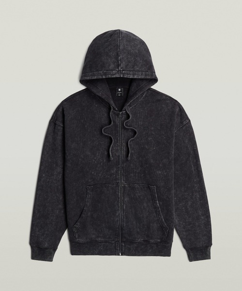 セール】WASHED LOOSE FULL ZIP HOODIE/ヴィンテージライクウォッシュ