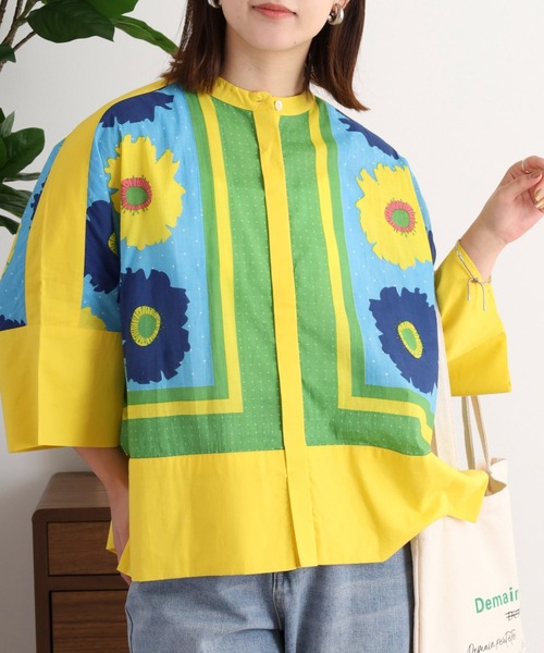 KILKI(キルキー)の「kilki バンドカラードルマンブラウス(シャツ/ブラウス・レディース・ピンク系その他/ブルー系その他・FREE)」の1枚目の写真