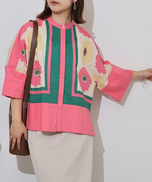 ブラウス シャツ kilki  バンドカラードルマンブラウス レディース kilki ブラウス シャツ バンドカラードルマンブラウス