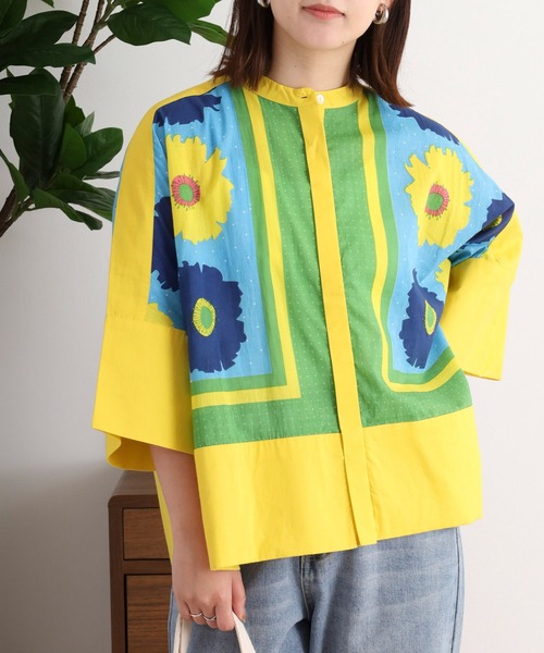 KILKI(キルキー)の「kilki バンドカラードルマンブラウス(シャツ/ブラウス・レディース・ピンク系その他/ブルー系その他・FREE)」の5枚目の写真