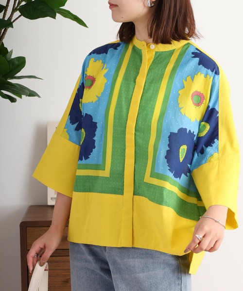 KILKI(キルキー)の「kilki バンドカラードルマンブラウス(シャツ/ブラウス・レディース・ピンク系その他/ブルー系その他・FREE)」の6枚目の写真