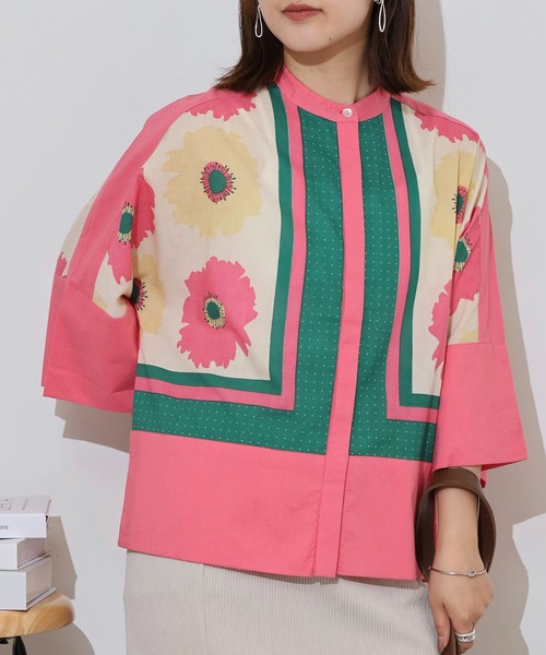 KILKI(キルキー)の「kilki バンドカラードルマンブラウス(シャツ/ブラウス・レディース・ピンク系その他/ブルー系その他・FREE)」の9枚目の写真