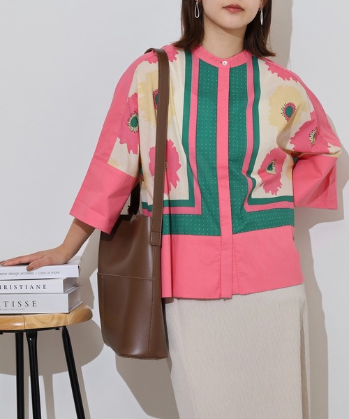 KILKI(キルキー)の「kilki バンドカラードルマンブラウス(シャツ/ブラウス・レディース・ピンク系その他/ブルー系その他・FREE)」の10枚目の写真