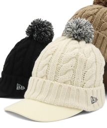 バイザーニットキャップ（ニットキャップ/ビーニー）｜muta