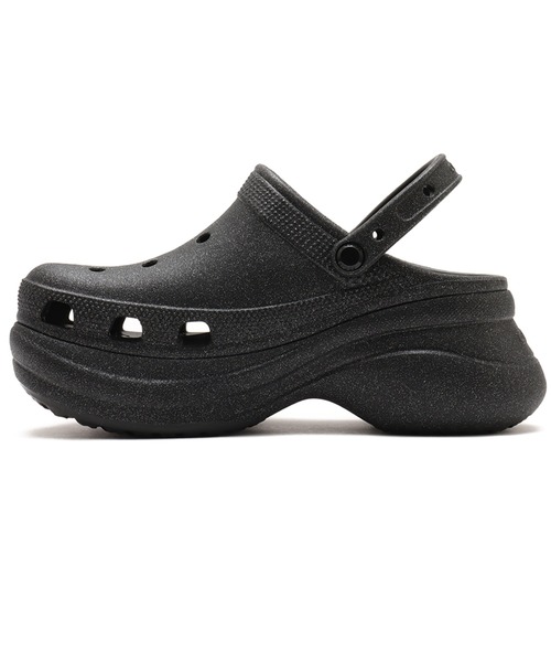 crocs bae glitter clgw 37 ブラック 厚底　グリッター crocs bae glitter clgw 37 ブラック 厚底 グリッター crocs Bae