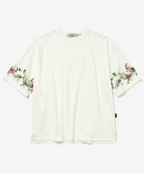 rehacer(レアセル)の「rehacer : Botanical Sleeve CS / ボタニカルスリーブカットソー(Tシャツ/カットソー・メンズ・スミクロ/ホワイト・X-LARGE/LARGE/MEDIUM/SMALL)」の20枚目の写真
