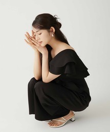 Luan（ルアン）の「【Luan】FRILL ALL IN ONE/フリルオールインワン（サロペット/オーバーオール）」