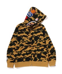 A BATHING APE(AxCVOGCv)1ST CAMO SHARK FULL ZIP HOODIE(p[J[)