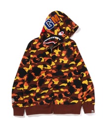 美品A BATHING APEベイプカモ ジップ パーカーBAPE レディースS A BATHING APE 未使用 アベイシングエイプ ボアジップパーカー