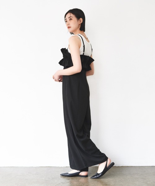 セール】ビスチェ風オールインワン（つなぎ/オールインワン）｜FMiBL