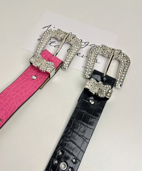 セール】HALEY PESCA/Y2K バタフライボリュームベルト（ベルト