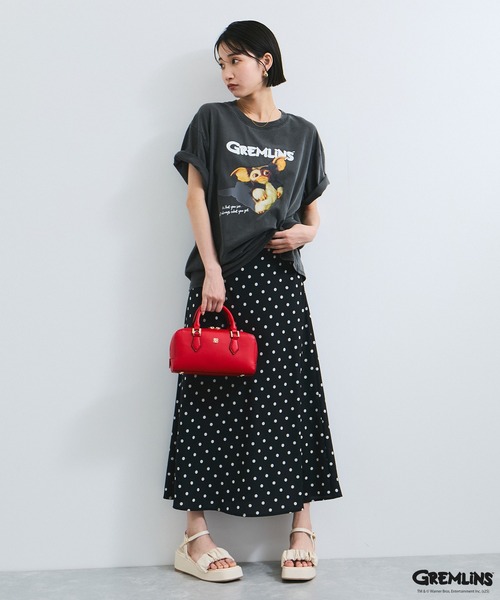 VIS(ビス)の「【グレムリン】VIS別注 ピグメントビッグTシャツ(Tシャツ/カットソー・レディース・ブルー系その他4/ホワイト系その他/スミクロ・FREE)」の10枚目の写真