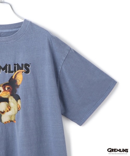 VIS(ビス)の「【グレムリン】VIS別注 ピグメントビッグTシャツ(Tシャツ/カットソー・レディース・ブルー系その他4/ホワイト系その他/スミクロ・FREE)」の15枚目の写真