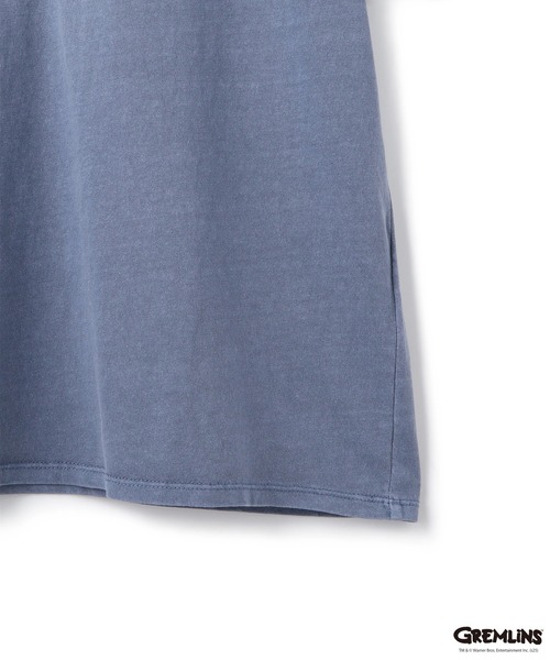 VIS(ビス)の「【グレムリン】VIS別注 ピグメントビッグTシャツ(Tシャツ/カットソー・レディース・ブルー系その他4/ホワイト系その他/スミクロ・FREE)」の14枚目の写真