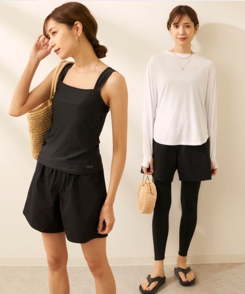 新品タグ付き　フィラ　水陸両用水着セット セール】【FILA/フィラ】レディースリゾート水着＆カバーアップ4