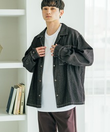 LAKOLE | デニムショートオープンカラーシャツ / 583349(シャツ/ブラウス)