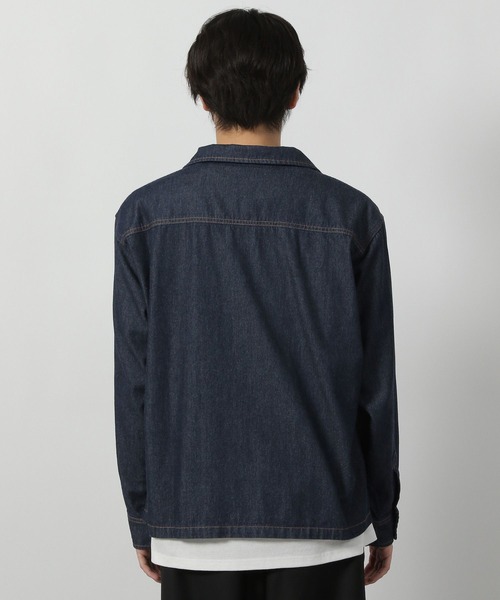 LAKOLE（ラコレ）の「デニムショートオープンカラーシャツ / 583349（シャツ/ブラウス・メンズ・ネイビー/ブラック・LARGE/MEDIUM）」の18枚目の写真