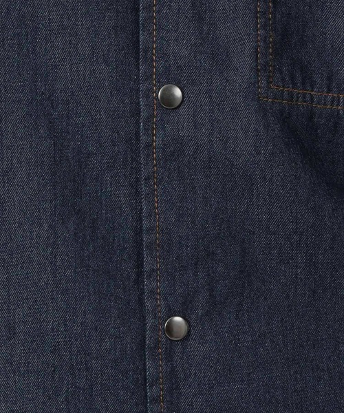 LAKOLE（ラコレ）の「デニムショートオープンカラーシャツ / 583349（シャツ/ブラウス・メンズ・ネイビー/ブラック・LARGE/MEDIUM）」の12枚目の写真
