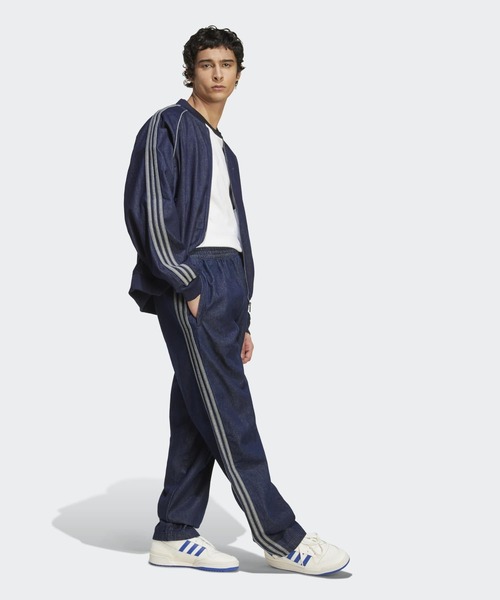 【ADIDAS】 LOOSE DENIM PANTS ★送料・関税込★ adidas LOOSE FIT DENIM PANTS ブラック（アディダス ルーズ