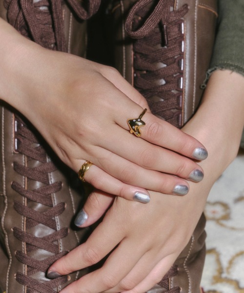 DTYYPE(ドタイプ)の「ストーンハートリング(リング・レディース・ゴールド/シルバー・FREE)」の9枚目の写真