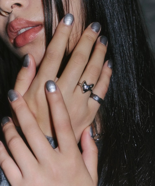 DTYYPE(ドタイプ)の「ストーンハートリング(リング・レディース・ゴールド/シルバー・FREE)」の7枚目の写真